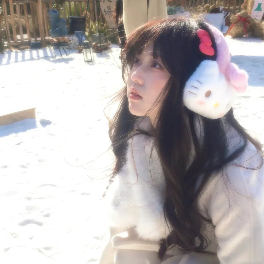 冬天的女子海报